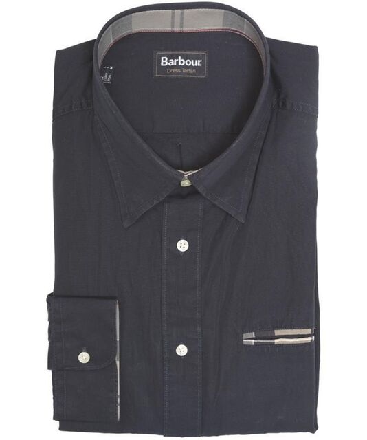 Navy Barbour Torridon Shirt (Folded)