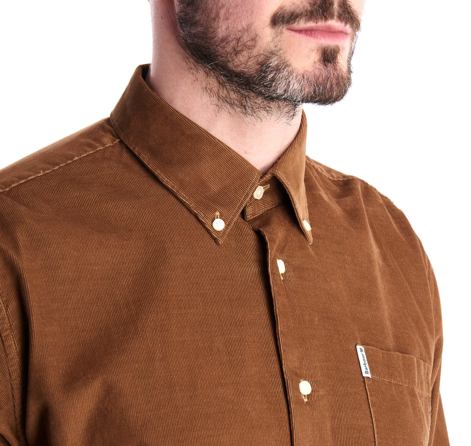 barbour cord shirt