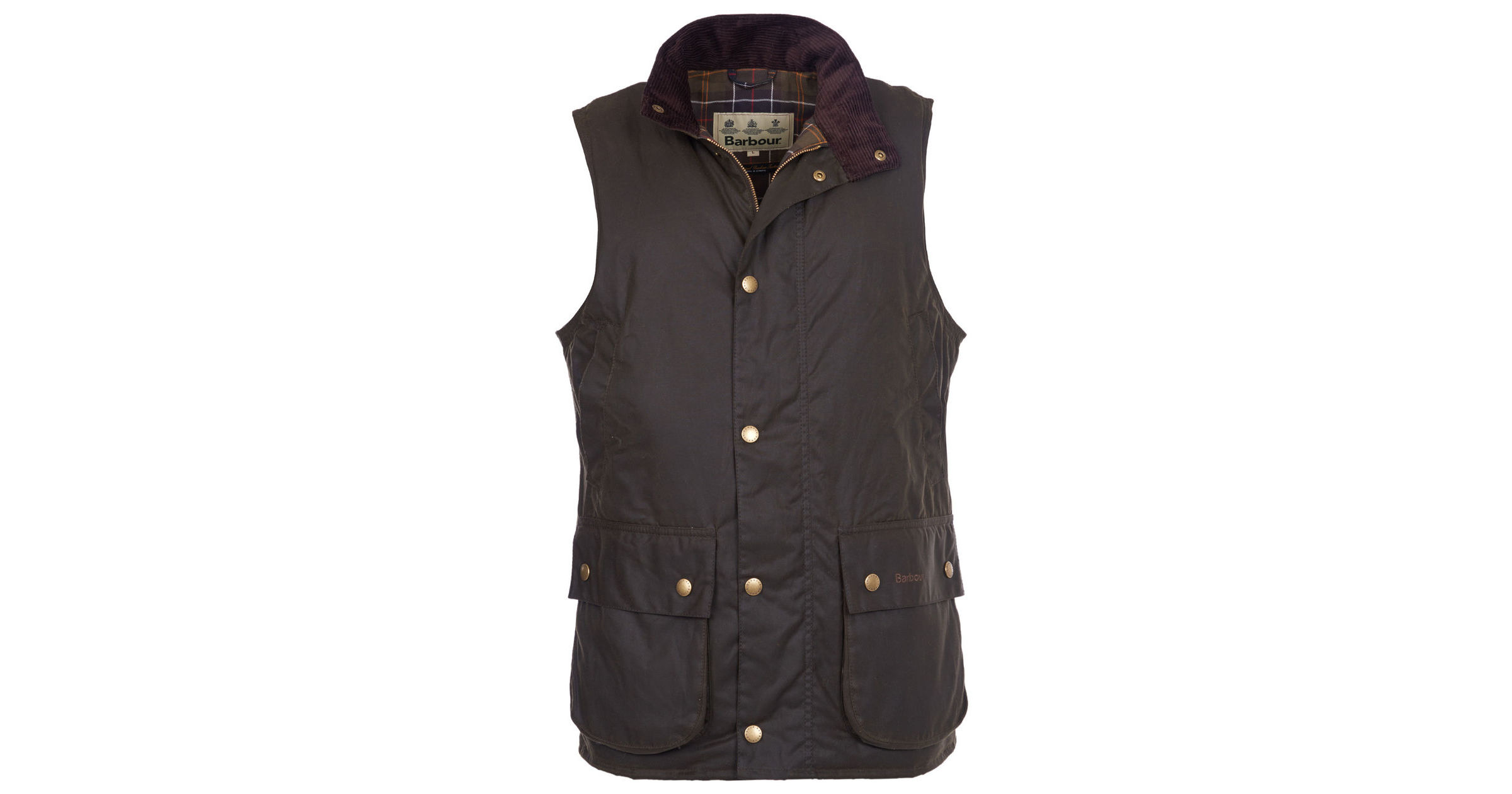 barbour westmorland waxed gilet olive
