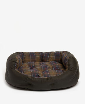 Barbour Wax Cotton Dog Bed 30" Classic/ Olive