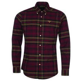 Barbour Ladle Tailored Check Shirt: Ruby Check