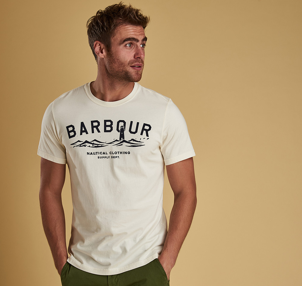 Barbour Crew Neck T-Shirts for Him