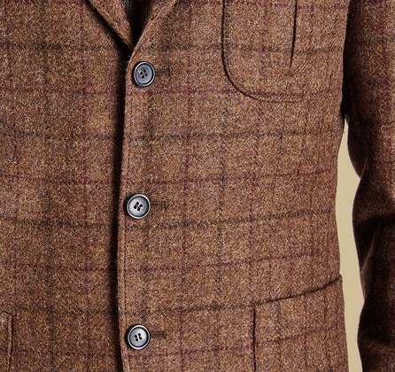 Barbour Maitland Tailored Jacket-Brown Detail