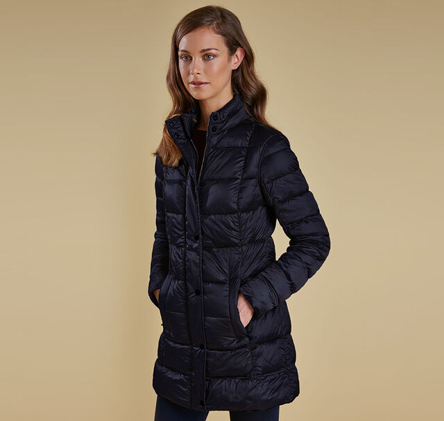 Barbour Clyde Long Quilted Jacket 