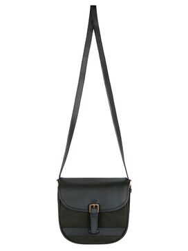 Dubarry Clara Large Leather Saddle Style Bag-Black