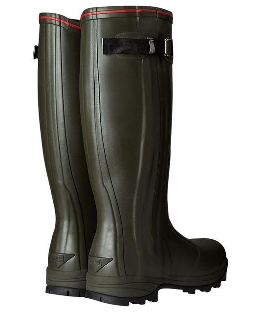 Hunter Balmoral Neoprene Zip Wellington Boots- Dark Olive 2