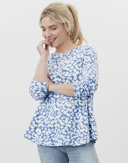 Joules Harbour Light Swing Jersey Top for Her: Save 23%